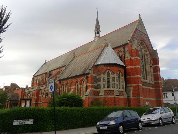 St Philips Church – two and a half miles from King’s School, Portslade